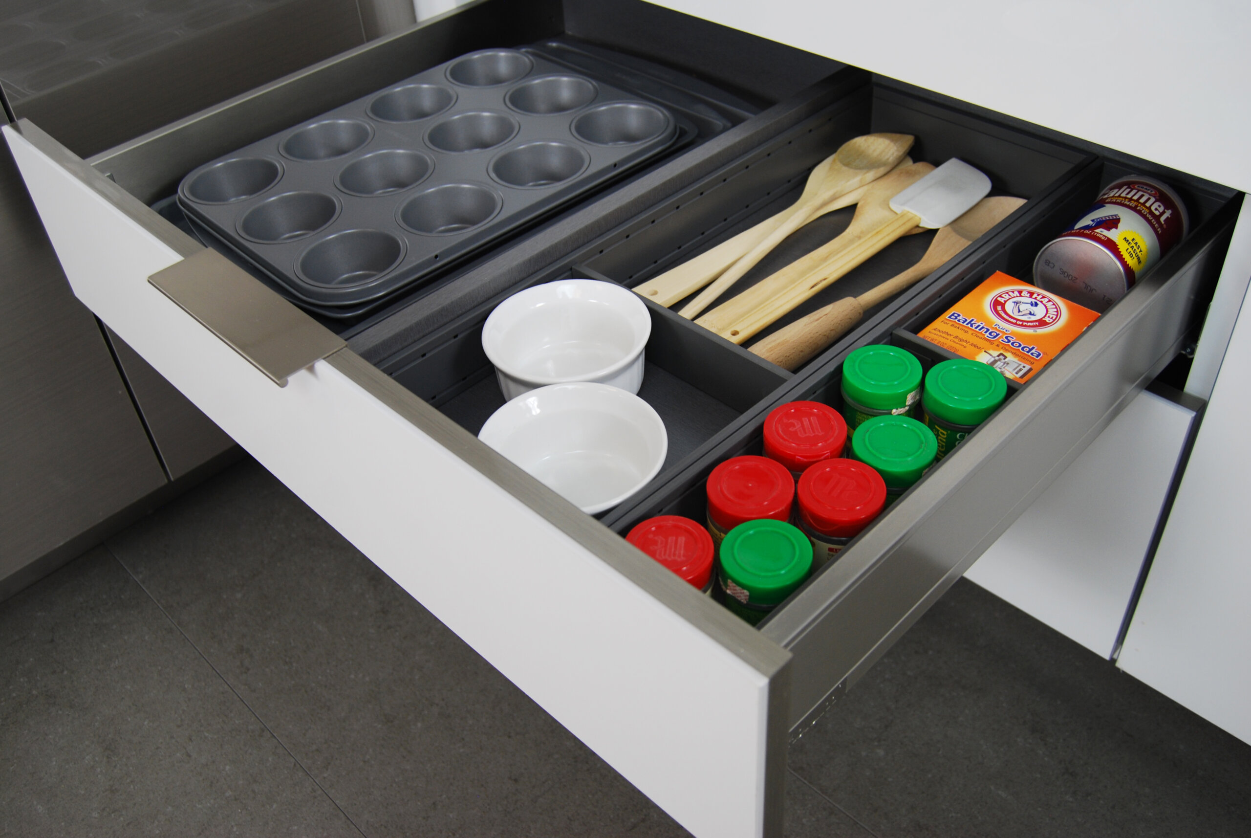 Utensil Organizer and Partition for Stainless Steel Drawer