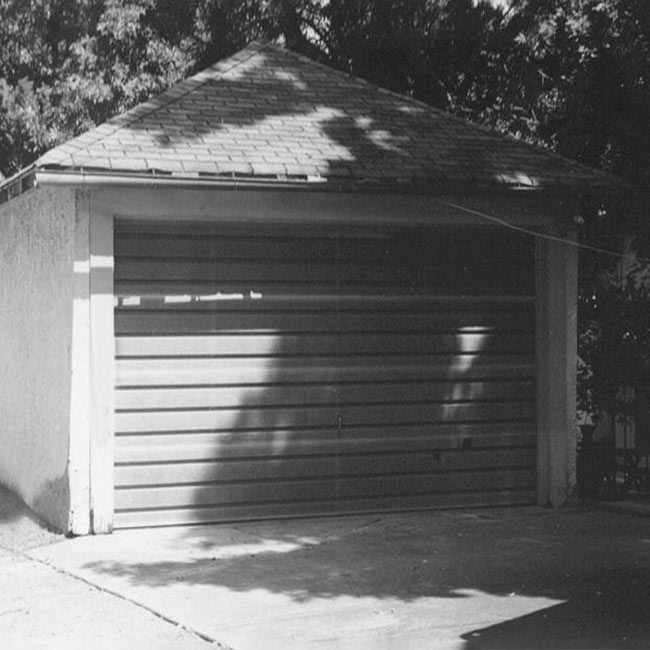 The history of Dura Supreme Cabinetry begins in this Minneapolis, MN garage in 1954.