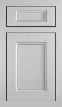 The Covington Inset door style is a beautiful detailed door with a deep center panel.