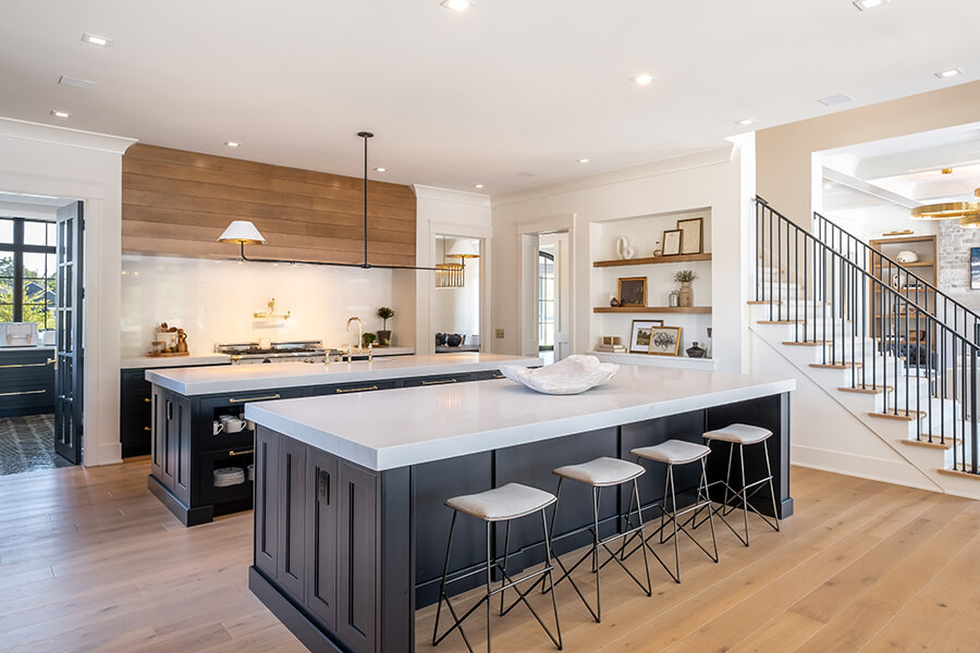 Transitional styling is not ornate or over-detailed, nor is it high-gloss and ultra-contemporary.